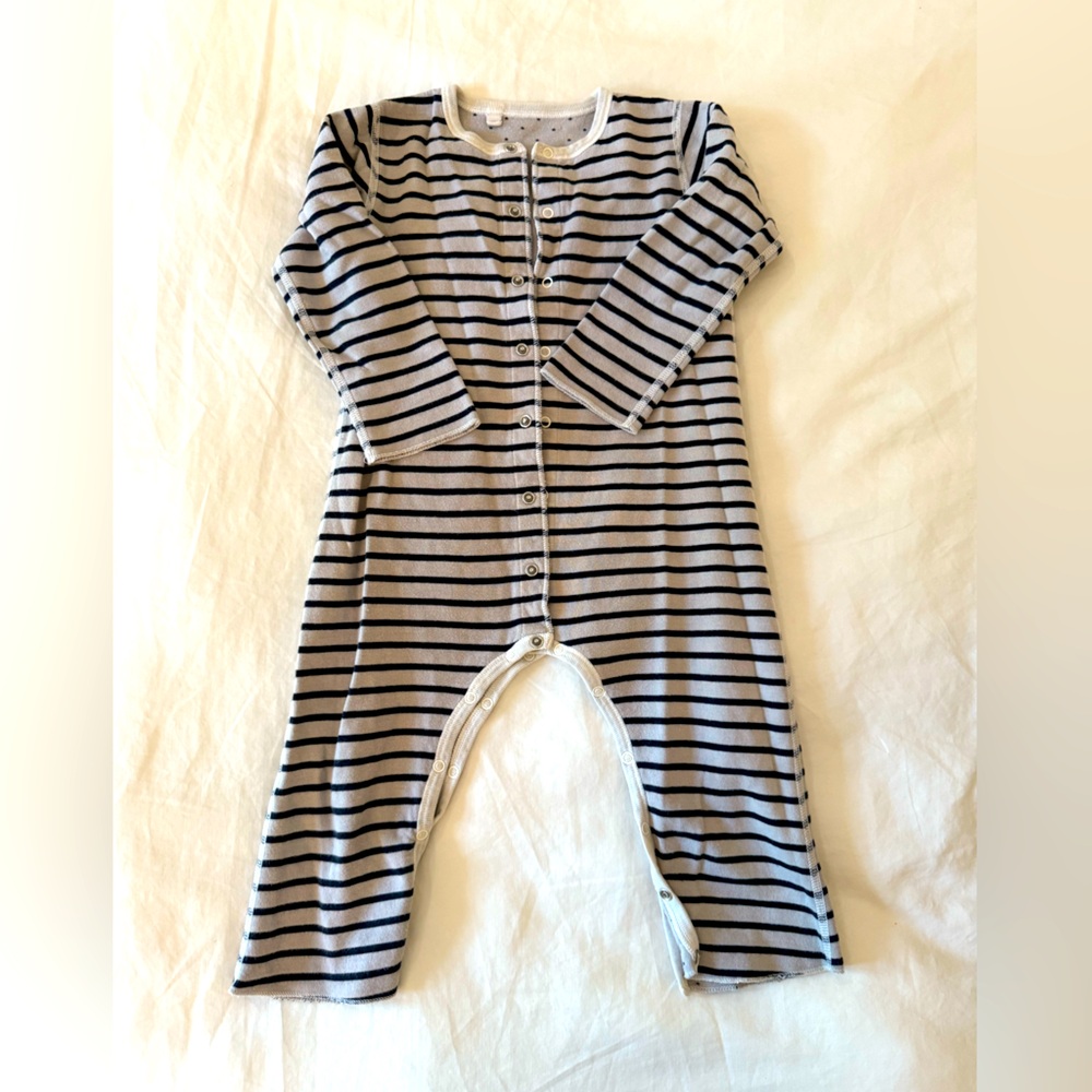 Petit Bateau striped onesie